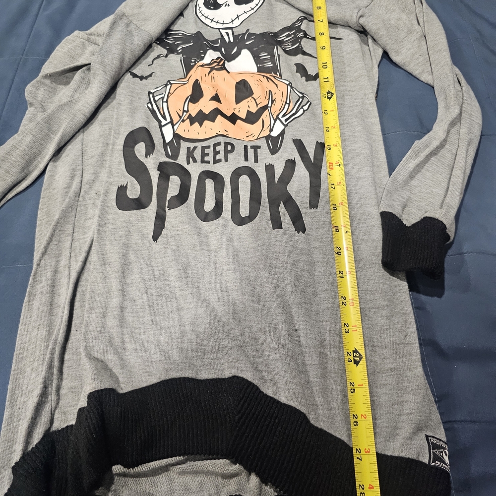 Disney Gray Nightmare Before Christmas Sweater